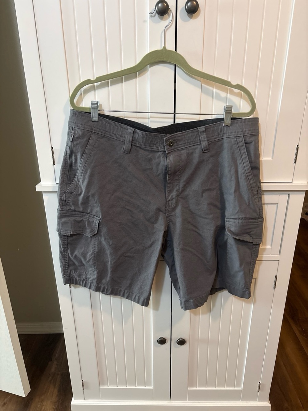 Copper & Oak Men’s Gray Cargo Utility Shorts Size 38 Gropcore Hiking Outdoor
